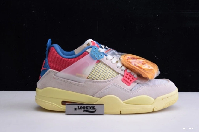 1st Kicks Shoes Retro 4 Ice Union Jordan Air Guava DC9533-800 0724